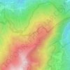 Mappa topografica Roncoglione, altitudine, rilievo