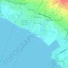 Mappa topografica Santa Rita Aplaya, altitudine, rilievo