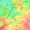 Mappa topografica Vaux, altitudine, rilievo
