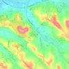 Mappa topografica La Vène, altitudine, rilievo