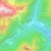 Mappa topografica Ciolos, altitudine, rilievo