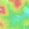 Mappa topografica Caprile, altitudine, rilievo