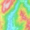 Mappa topografica Le Châtelet, altitudine, rilievo