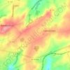 Mappa topografica La Mignarderie, altitudine, rilievo