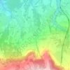 Mappa topografica Malchamp, altitudine, rilievo
