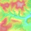 Mappa topografica Wahns, altitudine, rilievo