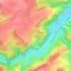 Mappa topografica Tränkeberg, altitudine, rilievo