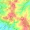 Mappa topografica Mortier, altitudine, rilievo
