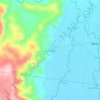Mappa topografica Cambuja, altitudine, rilievo