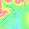 Mappa topografica Polloc, altitudine, rilievo