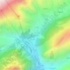 Mappa topografica La Palud, altitudine, rilievo