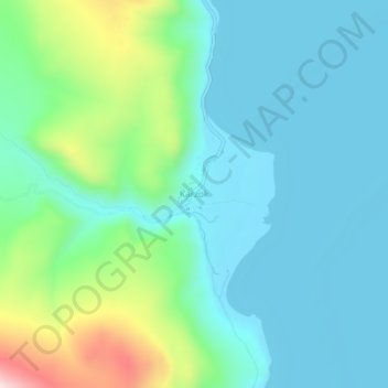 Mappa topografica Karzok, altitudine, rilievo