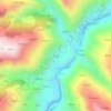 Mappa topografica Nanj, altitudine, rilievo
