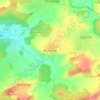Mappa topografica Reinange, altitudine, rilievo