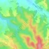 Mappa topografica Bricco Rotondo, altitudine, rilievo