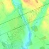 Mappa topografica Thamesford, altitudine, rilievo