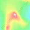 Mappa topografica Gefiontinde, altitudine, rilievo
