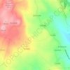Mappa topografica A Irixoa, altitudine, rilievo