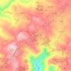Mappa topografica Magalhã, altitudine, rilievo