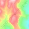Mappa topografica Lemma, altitudine, rilievo