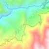 Mappa topografica Shindol, altitudine, rilievo