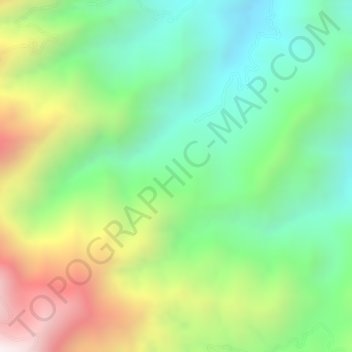 Mappa topografica El Avila, altitudine, rilievo