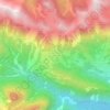 Mappa topografica Sauris di Sopra, altitudine, rilievo