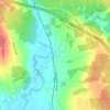 Mappa topografica Gaytons, altitudine, rilievo
