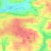Mappa topografica Les Pérrines, altitudine, rilievo