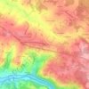 Mappa topografica La Barre, altitudine, rilievo