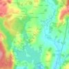 Mappa topografica A Brea, altitudine, rilievo