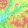 Mappa topografica Kaswara, altitudine, rilievo