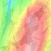 Mappa topografica Nonfoux, altitudine, rilievo