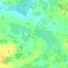 Mappa topografica La Charronnerie, altitudine, rilievo