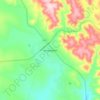 Mappa topografica Amsterdam, altitudine, rilievo