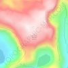 Mappa topografica Mont de la Faille, altitudine, rilievo