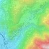 Mappa topografica Targnod, altitudine, rilievo