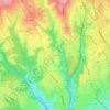 Mappa topografica Le Pelosset, altitudine, rilievo
