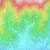 Mappa topografica Borgata Cesani, altitudine, rilievo