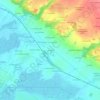 Mappa topografica Les Sables, altitudine, rilievo