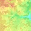 Mappa topografica La Foire de Saint-Roch, altitudine, rilievo