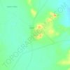 Mappa topografica Thob, altitudine, rilievo