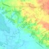 Mappa topografica Bonne-Terre, altitudine, rilievo