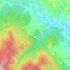 Mappa topografica Cascianella, altitudine, rilievo