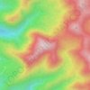 Mappa topografica Belle Hôtesse, altitudine, rilievo