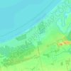 Mappa topografica Springhurst Beach, altitudine, rilievo