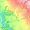 Mappa topografica Rauret-Bas, altitudine, rilievo