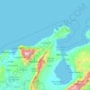 Mappa topografica La Guajira, altitudine, rilievo