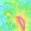 Mappa topografica Baldasserona, altitudine, rilievo