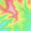 Mappa topografica Les Justices, altitudine, rilievo